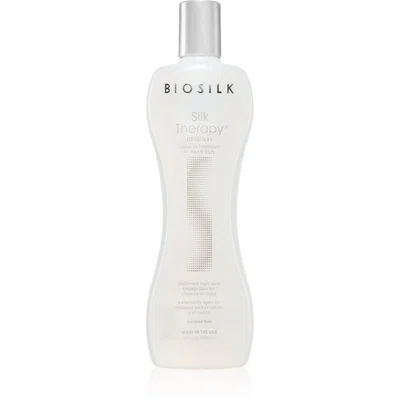 Biosilk Silk Therapy Original hedvábná regenerační péče pro všechny typy vlasů 355 ml