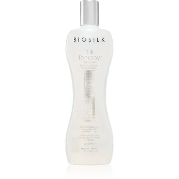 Biosilk Silk Therapy Original hedvábná regenerační péče pro všechny typy vlasů 355 ml