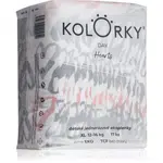 Kolorky Day Hearts jednorázové EKO pleny velikost XL 12-16 Kg 17 ks