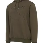 Prologic mikina mega fish hoodie army green - l