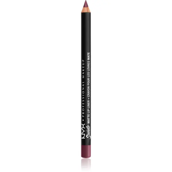 NYX Professional Makeup Suede Matte Lip Liner matná tužka na rty odstín 35 Prune 1 g