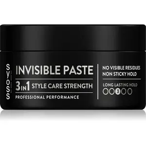 Syoss Invisible Hold transparentní stylingová pasta pro středně silnou fixaci 100 ml