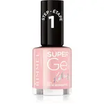 Rimmel Super Gel By Kate gelový lak na nehty bez užití UV/LED lampy odstín 021 New Romantic 12 ml
