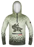 Delphin tričko s kapucí uv armor 50+ predator - xxl
