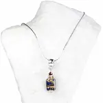 Lampglas Mimořádný dámský náhrdelník Queen of the Night s 24karátovým zlatem v perle Lampglas NSA5