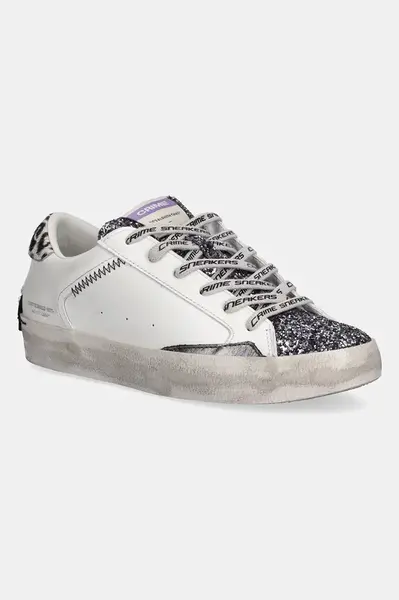 Kožené tenisky Crime London DISTRESSED