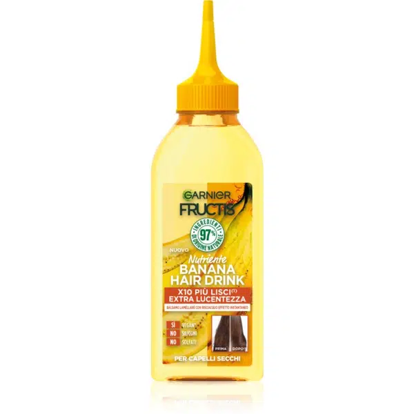 Garnier Fructis Banana Hair Drink lehký kondicionér s okamžitým účinkem 200 ml