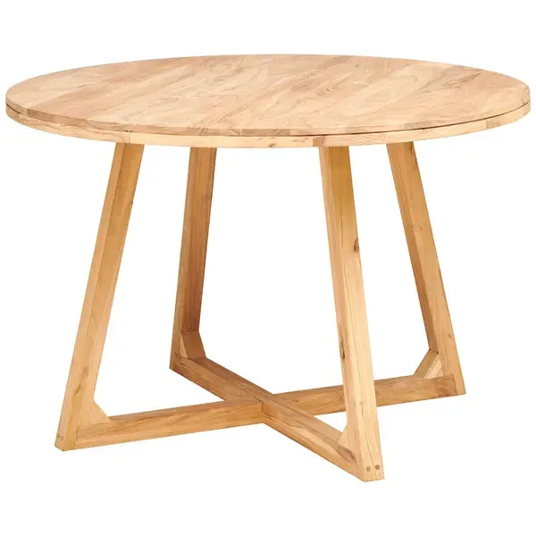 MID.YOU JÍDELNÍ STŮL, akácie, barvy akácie, 120/120/76 cm