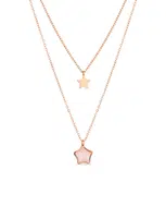 Dámsky náhrdelník v ružovozlatej farbe VUCH Moore Rose Gold