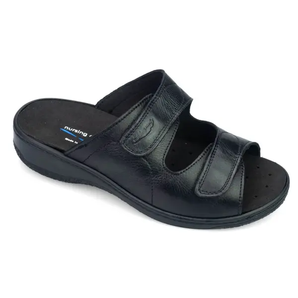 Nursing Care Pantofle pro širokou nohu dámské černé, velikosti 1: 39