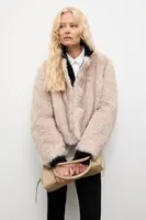 Bunda Answear.LAB béžová barva, přechodná