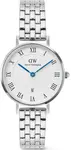 Daniel Wellington Petite 28 Roman Numerals Date 5-Link White Silver DW00100859