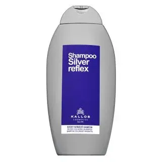 Kallos Silver Reflex Shampoo tónovací šampon pre platinovo blond a šedivé vlasy 350 ml