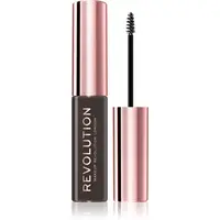 Revolution Brow Fixer gél na obočie odtieň Dark Brown 6 ml