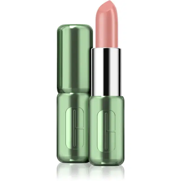 Clinique Pop™ Longwear Lipstick Satin saténový rúž odtieň Beige Pop 3.9 g