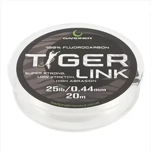 Gardner fluorocarbonový vlasec tiger link 20 m - 0,43 mm 25 lb