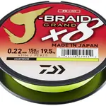 Daiwa splétaná šňůra j-braid grand x8e chartreuse 270 m - 0,22 mm 19,5 kg