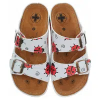 Dámské pantofle Medi Line S182.002 white w-ladybugs 40