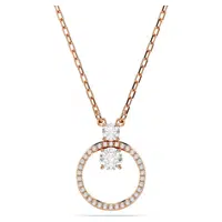 Swarovski Okouzlující bronzový náhrdelník s krystaly Constella 5692266