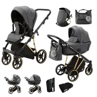 ADAMEX Kočárek kombinovaný Belissa Special Edition Grafit/Gold