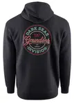 Grundéns mikina dark seas x grundens instinctive fz hoodie black - m