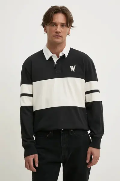 Bavlnené tričko s dlhým rukávom Hollister Co.