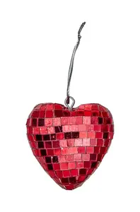 Rice  Závesná dekorácia  Small Heart Disco Ball