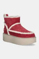 Semišové snehule Inuikii Inuikii X Coccinelle Classic Low Shearling