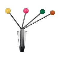 Nástenný vešiak na oblečenie Present Time Neptune Small Chrome