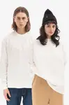 Bavlnené tričko s dlhým rukávom Guess Long Sleeve Mockneck