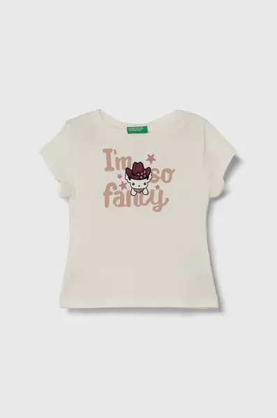 Detské bavlnené tričko United Colors of Benetton