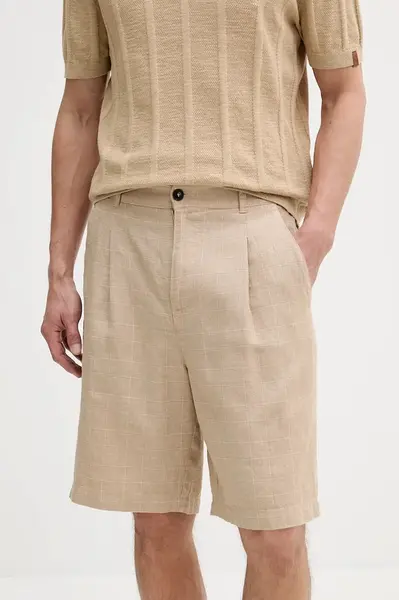 Ľanové šortky United Colors of Benetton