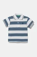 Detská bavlnená polokošeľa United Colors of Benetton