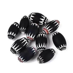 Handmade Millefiori Glass Barrel Beads