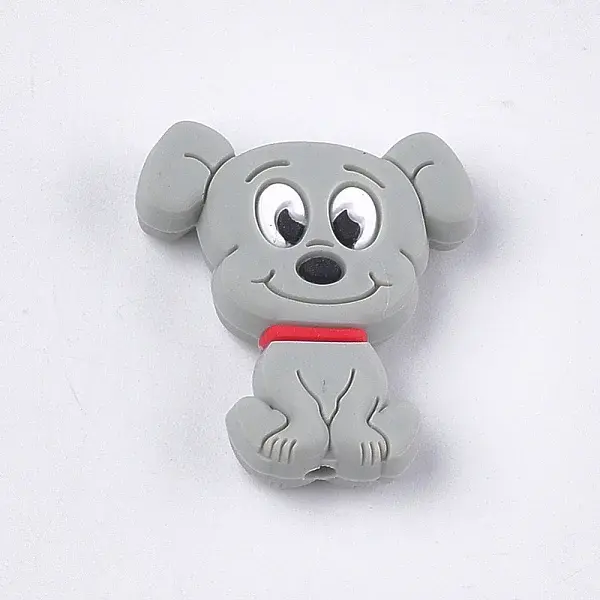 Food Grade Eco-Friendly Silicone Puppy Beads