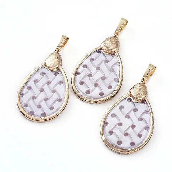 Electroplated Shell Pendants