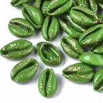 Spray Painted Natural Cowrie Shell Beads
