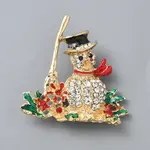 Snowman Enamel Pins