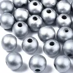 Dyed Natural Wood Beads