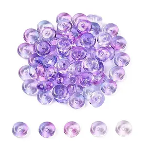 Electroplate Transparent Colours Rainbow Glass Seed Beads