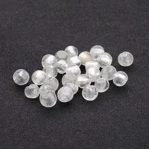 Handmade Silver Foil Glass Beads