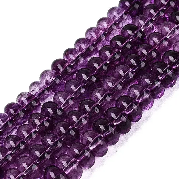Crackle Transparent Glass Beads Strands