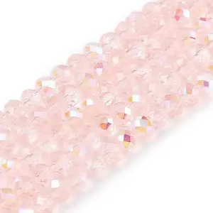 Electroplate Glass Beads Strands