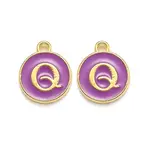 Golden Plated Alloy Enamel Charms