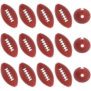 15Pcs Food Grade Eco-Friendly Silicone Beads