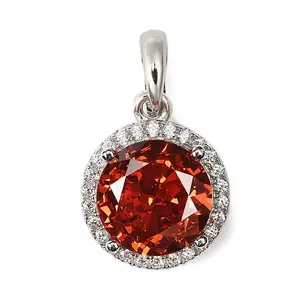 925 Sterling Silver Pave Cubic Zirconia Pendants