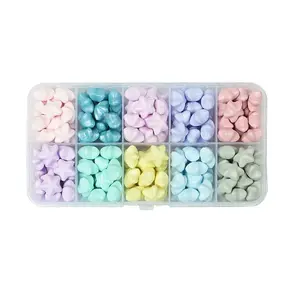 10 Grids 10 Colors Wax Granule Set
