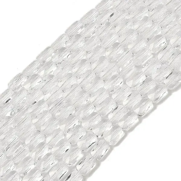Transparent Glass Beads Strands