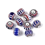 Handmade Millefiori Glass Rondelle Beads