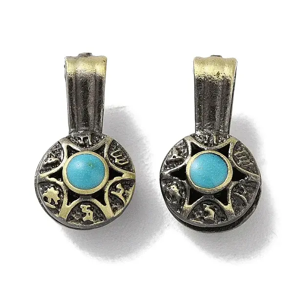 Brass Enamel Pendants